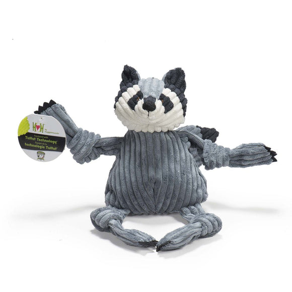 HuggleHounds Raccoon Knottie Dog Toy (Large)