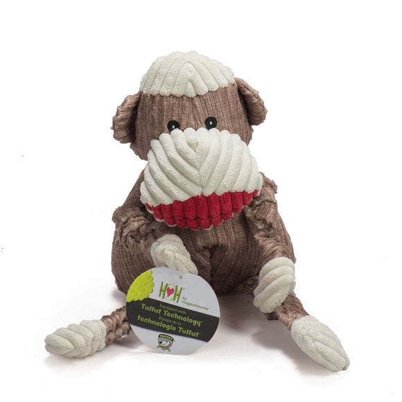 HuggleHounds The Original Sock Monkey Knottie™ Dog Toy (Large)