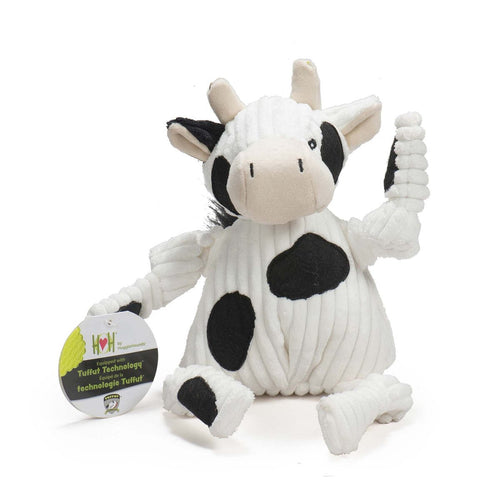 HuggleHounds Cow Knottie™ Dog Toy (Small)