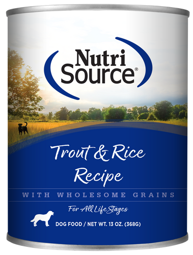 NutriSource® Trout & Rice Recipe Healthy Wet Dog Food