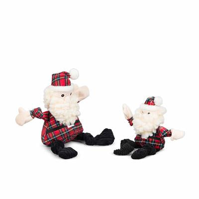 HuggleHounds Santa Knottie Tartan* (Small)