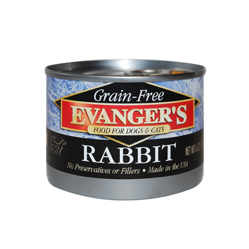 Evangers Grain Free Rabbit For Dogs & Cats (6 oz)