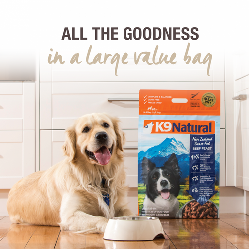 K9 Natural Beef Feast Raw Freeze-Dried Dog Food