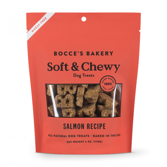 Bocce's Bakery Soft & Chewy Salmon Recipe Dog Treats