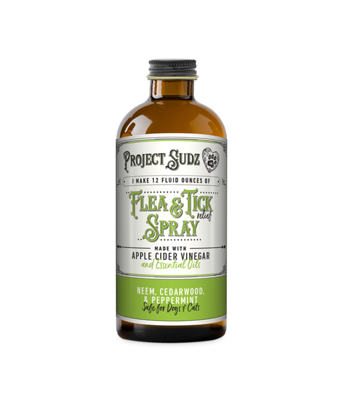 Project Sudz Organic Flea & Tick Relief Spray Concentrate