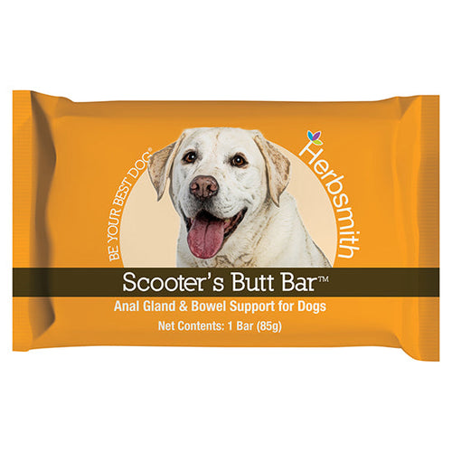 Herbsmith Scooter's Butt Bar Anal Gland and Bowel Support for Dogs and Cats (1 Bar)