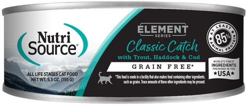 NutriSource® Classic Catch Grain Free Trout, Haddock & Cod Blend Canned Cat Food