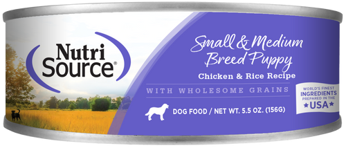 NutriSource® Small & Medium Breed Puppy Formula Wet Puppy Food