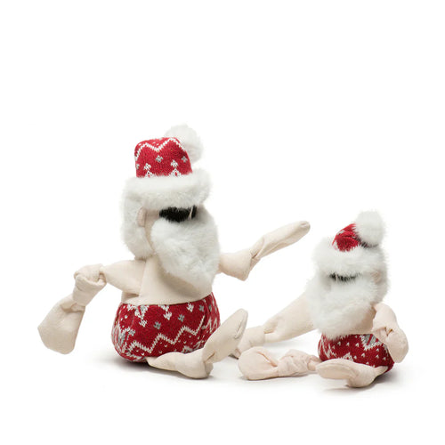 Huggle Hounds Beach Bum Santa Knottie® Plush Dog Toy