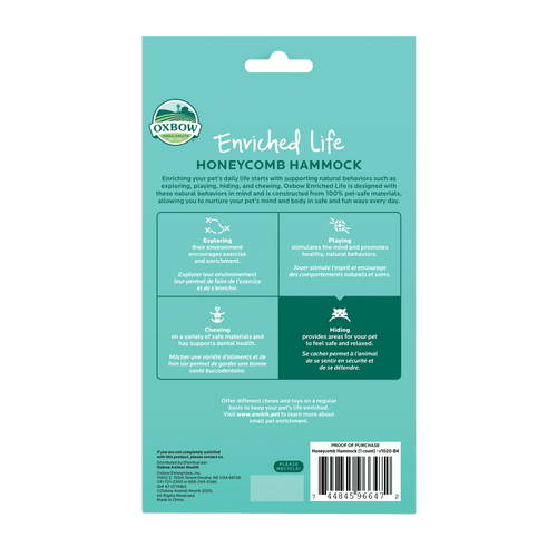 Oxbow Animal Health Enriched Life - Honeycomb Hammock