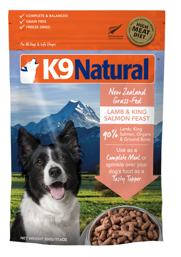 K9 Natural Freeze Dried Lamb and Salmon (4lb *SO*)