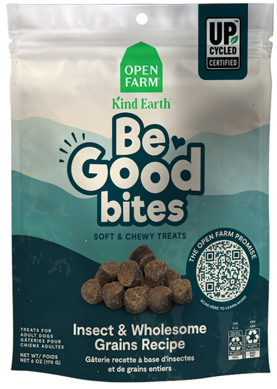 Open Farm Be Good Bites Insect & Wholesome Grains Treats