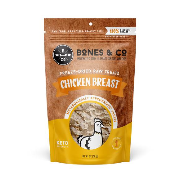 Bones & Co. Freeze-Dried Chicken Breast Dog and Cat Treats