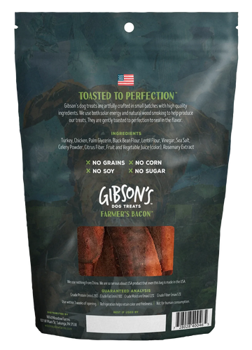 Wild Meadow Gibson's Farmer's Bacon Jerky Dog Treats