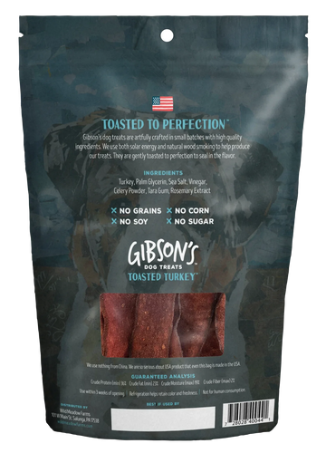 Wild Meadow Gibson's Toasted Turkey Jerky Dog Treats