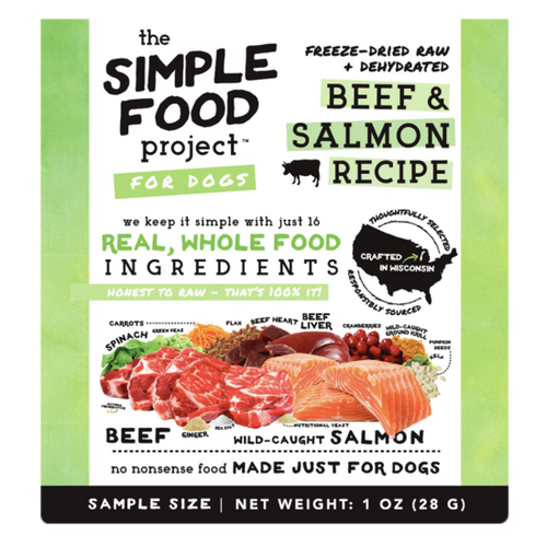 Herbsmith Simple Food Project D Beef & Salmon Dog Food