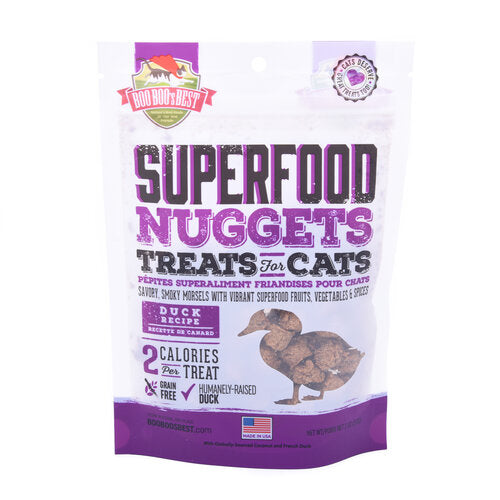 Boo Boo's Best SuperFood Nuggets Duck Cat Treats (2 oz)