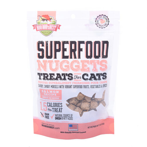 Boo Boo's Best SuperFood Nuggets Salmon Cat Treats (2 oz)