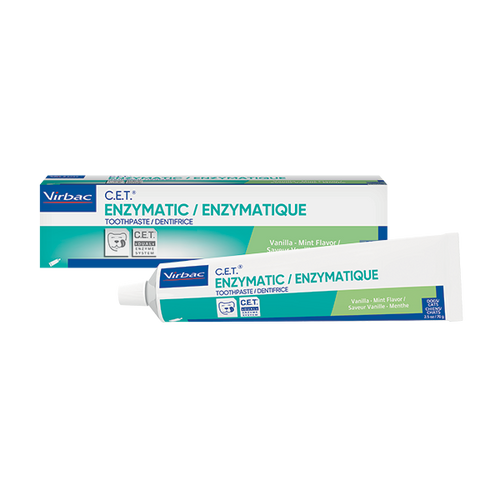 Virbac C.E.T. Enzymatic Pet Toothpaste Vanilla Mint Flavor for Dogs and Cats