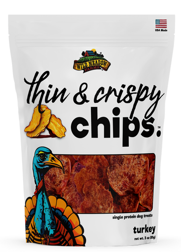 Wild Meadow Farms Thin & Crispy Chips Turkey Dog Treats