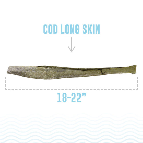 Icelandic+ Cod Long Skin Sticks Fish Dog Treats