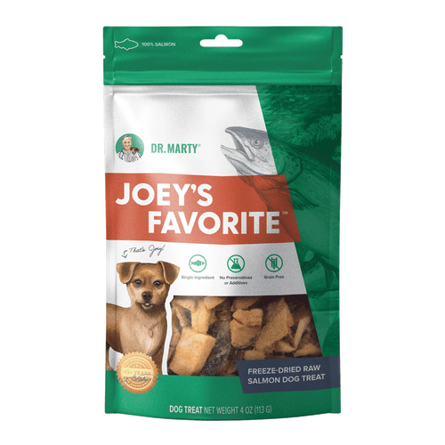 Dr. Marty Joey’s Favorite 100% Freeze-Dried Raw Salmon Dog Treats