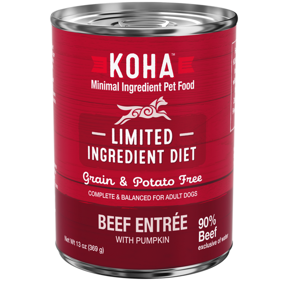 Koha Limited Ingredient Diet Beef Entrée for Dogs (13-oz)