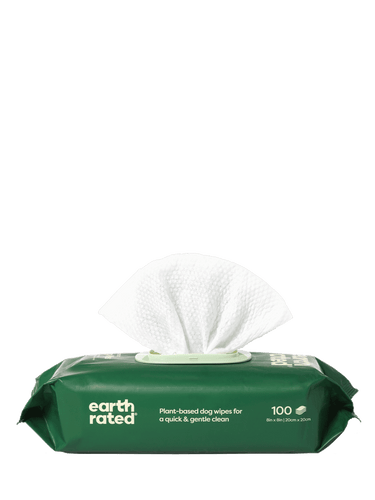 Earth Rated Plant-Based Dog Grooming Wipes