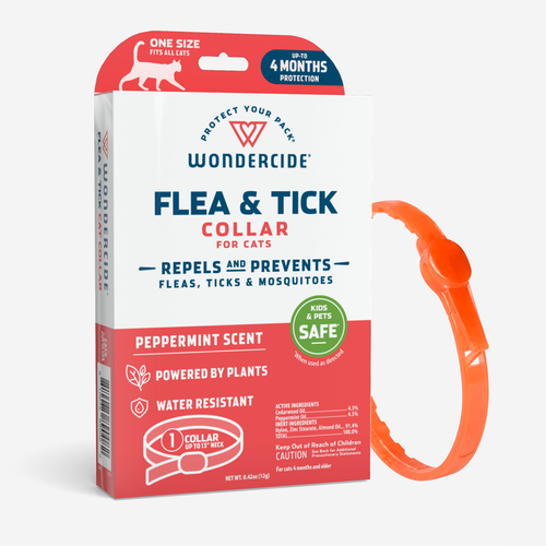 Wondercide Flea & Tick Collar for Dogs + Cats with Natural Essential Oils (Cat)