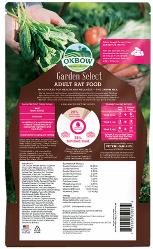 Oxbow Garden Select Adult Rat Food (2.5 lbs)