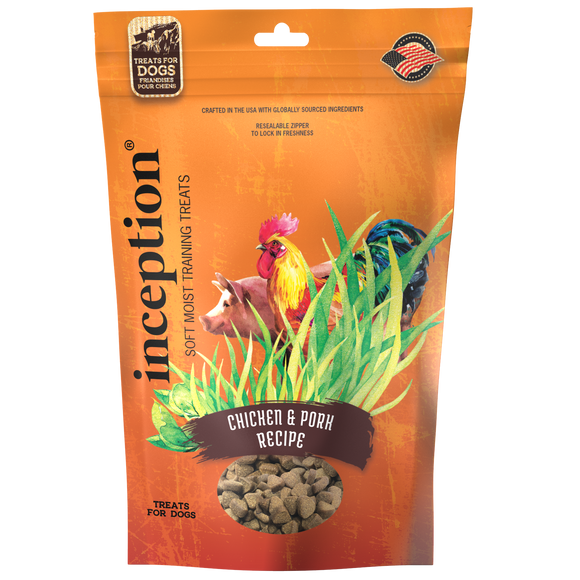 Inception Chicken & Pork Soft Moist Dog Training Treat