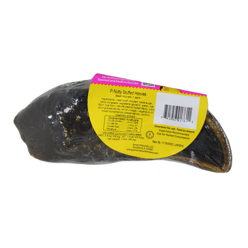 Jones Stuffed Hooves – Peanut Butter Flavor Filled Beef Hooves (3.5 oz (99.2g))