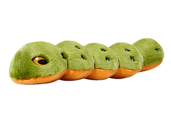 Fluff & Tuff Caterpillar Dog Toy