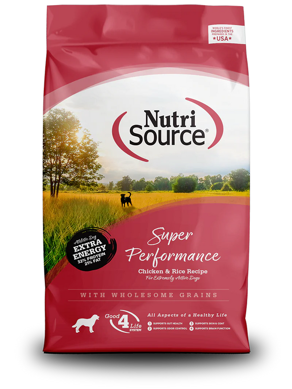 NutriSource® Super Performance Chicken and Rice Recipe Dog Food