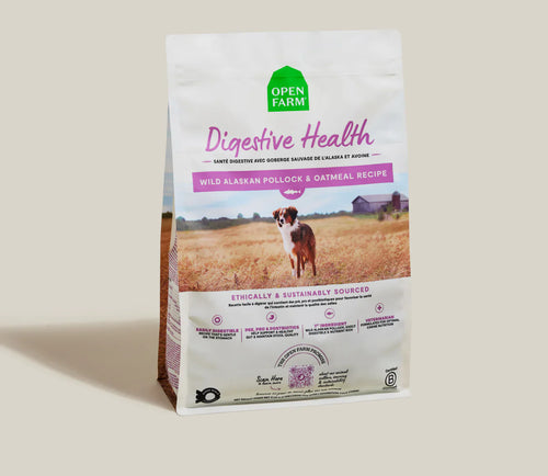 Open Farm Pollock & Oatmeal Digestive Health Dog Kibble