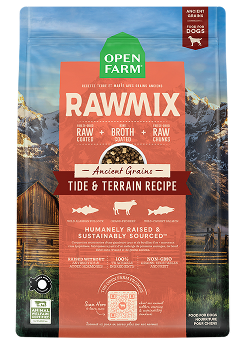 Open Farm Tide & Terrain Ancient Grains Rawmix for Dogs (3.5 lb)