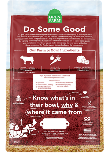 Open Farm Grass-Fed Beef Grain-Free Dry Dog Food