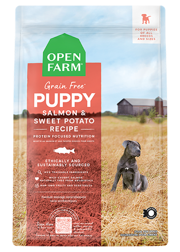 Open Farm Salmon & Sweet Potato Grain-Free Puppy Food (22 lb)