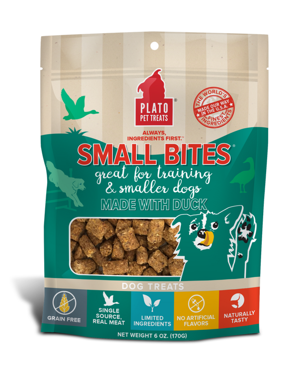 Plato Small Bites Duck Meaty Morsel Dog Treats