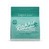 Green Juju Rabbit Recipe with Duck Liver Frozen Patties & Sliders Raw Diet for Dogs