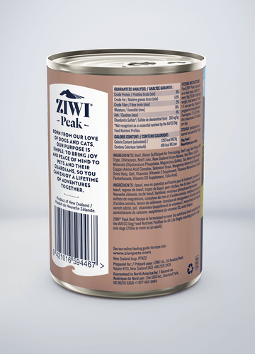 ZIWI Peak® Original Beef Recipe Wet Dog Food (13.75 oz can)