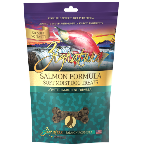 Zignature Salmon Formula Soft Moist Treats for Dogs