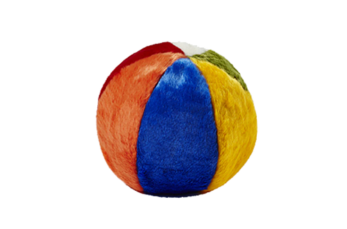 Fluff & Tuff Beach Ball Plush Dog Toy