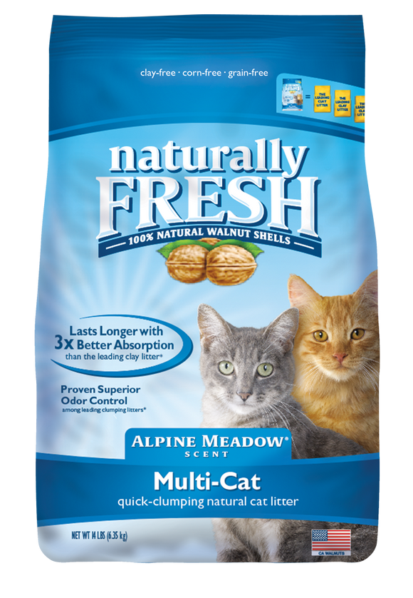Naturally Fresh Alpine Meadow Scent Clumping Litter (14 lb)