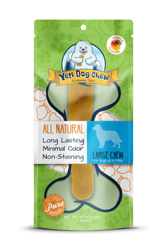 Yeti Flavored Dog Chews Mango