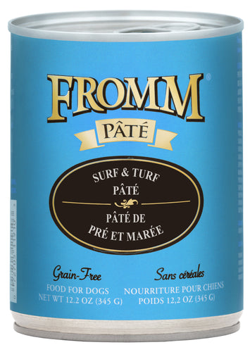 Fromm Grain-Free Surf & Turf Pâté Dog Food (12.2 oz, Single Can)