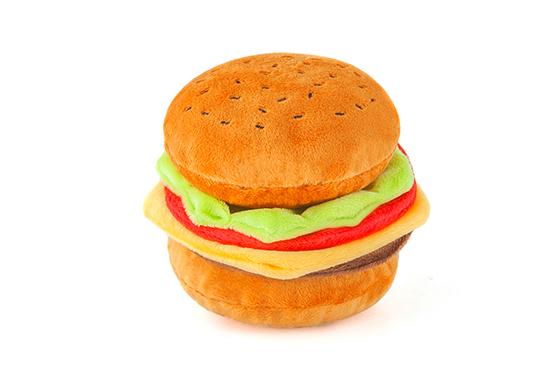 P.L.A.Y. American Classic Barky Burger Dog Toy