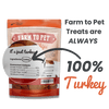 Farm To Pet Turkey Chips Single Ingredient Dog Treats