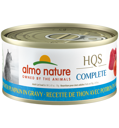 Almo Nature HQS Complete Tuna Recipe with Pumpkin in gravy Wet Cat Food