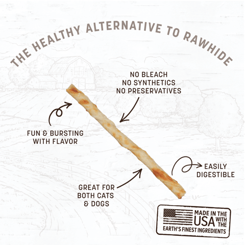 Earth Animal No-Hide® Pork Stix
